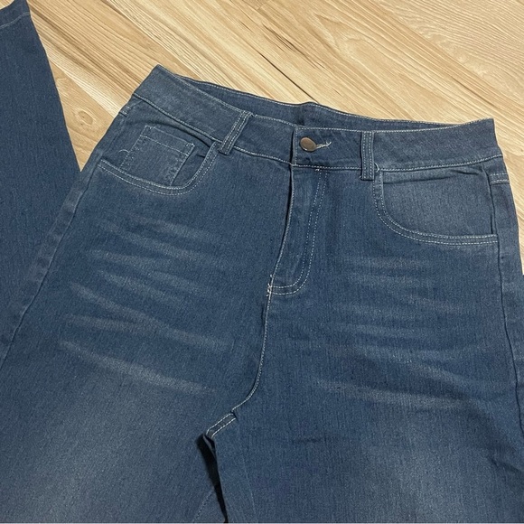 SHEIN blue denim skinny jeans size small - Picture 3 of 7